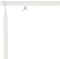 Esschert Design Tafelstang met klem decoratief wit - tafelklem