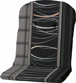 Madison Tuinkussen - Kuip Hoog - Lines Grey - 45x96 - Grijs