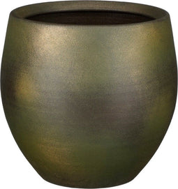 Mica Decorations Esta Bloempot - 23x23x20 cm - Donkergroen