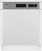 Beko BG640EXTI - Half geïntegreerde vaatwasser - Besteklade FlexiDrawer™ - RVS
