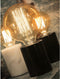 it's about RoMi Tafellamp Athens - Rond - Marmeren voet - Zwart - Ø8cm