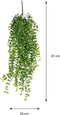 Mica Decorations Ficus Kunst Hangplant - H81 cm - Onderhoudsvrij - Groen