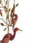 Light&living Kandelaar 22x11x44 cm HERON bordeaux+brons