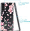 iMoshion Hoesje Geschikt voor Samsung Galaxy S21 Plus Hoesje Siliconen - iMoshion Design hoesje - Roze / Transparant / Blossom Watercolor