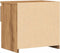 vidaXL - Nachtkastjes - 2 - st - 40x30x39 - cm - bewerkt - hout - artisanaal - eiken