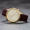 Komono - Dames Horloge Estelle - Goud/Burgundy - Ø 36mm