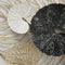 Wanddecoratie metaal modern - muurdecoratie woonkamer Bonaire veelkleurig 115 cm