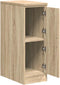 vidaXL - Garagekast - 30x51x85 - cm - massief - grenenhout - sonoma - eikenkleurig