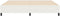 vidaXL - Bedframe - Crème - 200x200 - cm - Corduroy - Stof