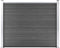 vidaXL - Schuttingpaneel - 175x146 - cm - HKC - zwart