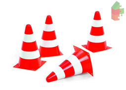Rolly Toys Pionnen 23 Cm Oranje 4 Stuks