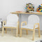 SoBuy KMB24-Wx2 - Kinderstoel Set van 2 - Verstelbare zithoogte 23-35 cm - Wit (2 stuks)