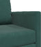 vidaXL - Vloersofa - Bed - 2-in-1 - Donkergroen - 74x77x81 - cm - Velvet