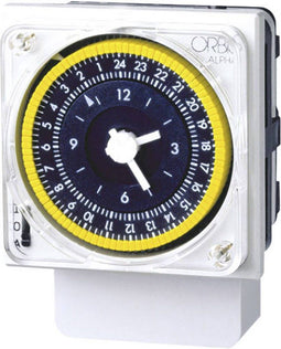 ORBIS Zeitschalttechnik OB270323 Schakelklok voor DIN-rails ALPHA QRS 230 V/AC Weekprogramma