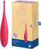 Satisfyer, oplegvibrator, tip vibrator, 'Twirling Fun', 17,5 cm, waterdicht, oplaadbaar, lichaamsvriendelijke siliconen