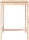 vidaXL Tuintafel 82,5x82,5x110 cm massief grenenhout