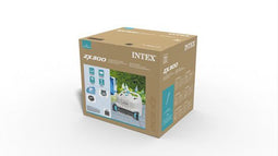 Intex Deluxe Auto Zwembadreiniger ZX300 - Drukzijdereiniger - 2650 L/u zuigkracht - Wit/Blauw