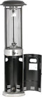 Bali OUTDOORS SRPH84 - Lounge Terrasverwarmer 11 kW - Staande Flameheater - RVS met zwarte accenten