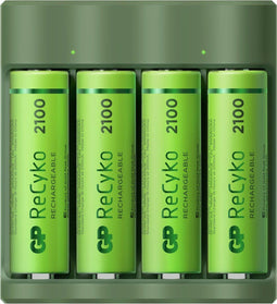 GP GP B421 - Lader Ni-MH - Laadt 4 accu's tegelijk - 2100mAh