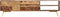 vidaXL - Tv-meubel - 140x30x40 - massief - sheeshamhout