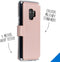 Accezz Hoesje Geschikt voor Samsung Galaxy S9 Hoesje Met Pasjeshouder - Accezz Xtreme Wallet Bookcase - Roze