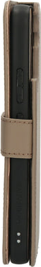 Mobiparts - Samsung Galaxy A34 (2023) 5G - 2 in 1 Wallet Case - Echt leer - Taupe