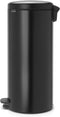 Brabantia NewIcon - Prullenbak - 30 liter - Matt Black