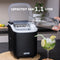 BREND BR-2213 - IJsblokjesmachine - 10 kg per dag - Zwart