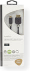 Nedis High Speed HDMI-Kabel met Ethernet - HDMI Connector - HDMI Micro-Connector - 4K@30Hz - 10.2 Gbps - 2.00 m - Rond - PVC - Antraciet - Window Box
