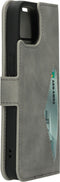 Mobiparts iPhone 14 - Classic Wallet Case - Ruimte voor pasjes - Granite Grey