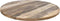 Rond tafelblad - ø140x4 cm - Naturel - Massief mangohout