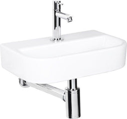 Differnz Ovale Small Fonteinset - Bluestone - 38 x 24 x 7 cm - Zwart