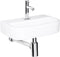Differnz Ovale Small Fonteinset - Bluestone - 38 x 24 x 7 cm - Zwart