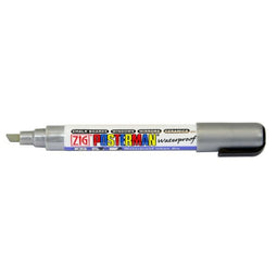 Posterman - Krijtstift posterman PMA-50 beitelpunt 2-6mm zilver