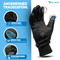 miVelo handschoenen - winddicht en waterafstotend - maat S - zwart
