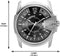 Diesel Master Chief DZ1206 - Herenhorloge 45 mm - Waterdicht 5 ATM - Zilverkleurig