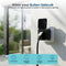 Gologi Slimme stekker buiten - Smart plug - IP44 - Tijdschakelaar - Energiemeter - WIFI - Google Home & Amazon Alexa - Zwart
