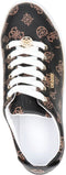 Guess Belea - Dames sneakers - Imitatieleer met logoprint - Zwart - Maat 36