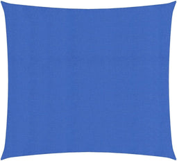 vidaXL - Zonnezeil - 160 - g/m² - vierkant - 3x3 - m - HDPE - blauw