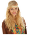 DressForFun Hippie Flower Power Kostuum - Maat S - Retro Jurk met Vest en Accessoires - Multi/Bruin
