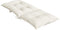 vidaXL - Stoelkussens - 2 - st - hoge - rug - 120x50x7 - cm - stof - gemêleerd - crème