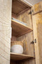 Liviza Opbergkast Andel - Mangohout - Rechthoek Wit - 160 cm , 100 cm , 45 cm