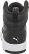 PUMA Rebound V6 MID WTR JR - Hoge sneakers - SoftFoam+ demping - PUMA Black-PUMA White