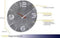 TFA Dostmann 60.3536.15 Wandklok Zendergestuurd 350 mm x 35 mm Beton-grijs