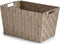 Kast/badkamer opbergmandjes - beige - 35 x 25 x 20 cm - 10 liter - opbergmandjes