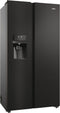 Haier HSR5918DIPB - Amerikaanse koelkast - Total No Frost - Zwart