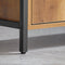 SoBuy BZR65-PF - Smalle Badkamer Opbergkast - Vrijstaand met Uitneembare Wasmand - Bruin - 60x30x90 cm