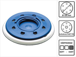 Festool ST-STF D125/8 FX-H-HT - Schuurpad - Hardheidsgraad H-HT