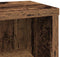 vidaXL - Cd-kast - 21x20x88 - cm - bewerkt - hout - oud - houtkleurig
