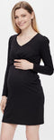 MAMA.LICIOUS MLMACY L/S JERSEY ABK DRESS - Dames Jurk - Maat L - Jersey